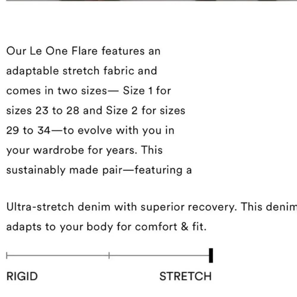 Frame Denim Le One Flare Jean 2 29-34 Adaptable Keller High Rise Stretch Retro - Picture 7 of 9